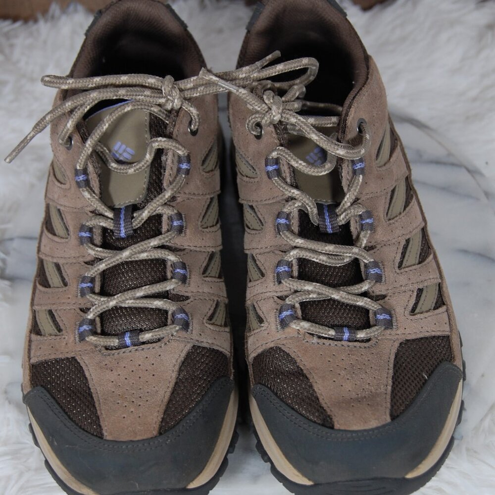 Columbia Womens Crestwood Beige Brown Hiking Shoes BL4595-255 Size 10
